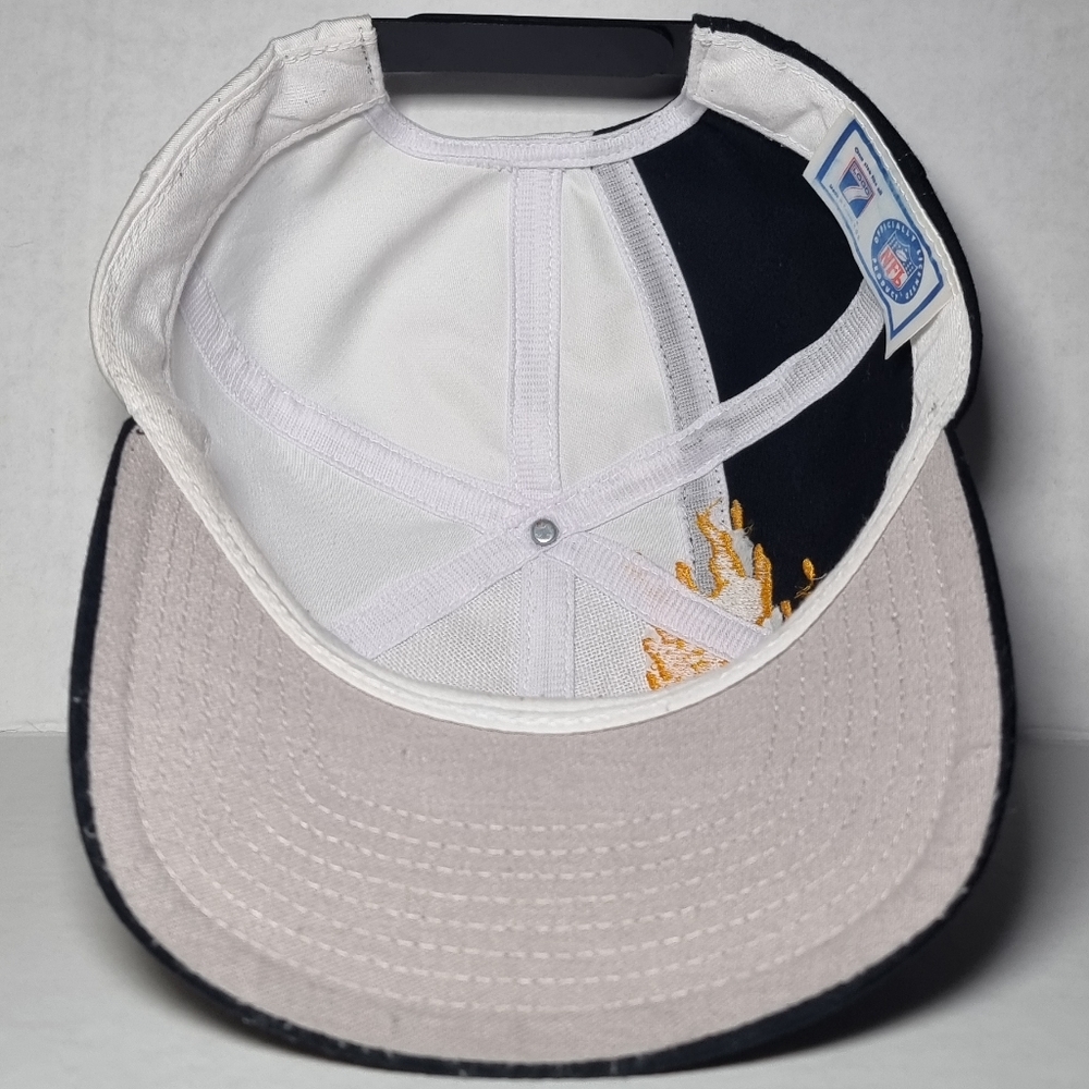 Vintage 90s Pittsburgh Steelers Splash Logo7 Hat Cap Snapback Football NFL 🔥 - Picture 3 of 3